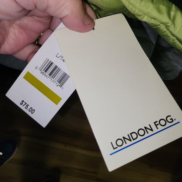 LONDON FOG NWT WOMENS HOODED PARKA COAT JACKET. size 14/16 . - Picture 8 of 9